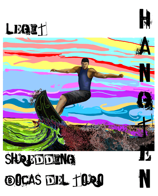 Legit Shredding II - Island Art by Yotigo